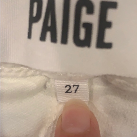 PAIGE Kylie Crop White Jeans - Picture 6 of 6